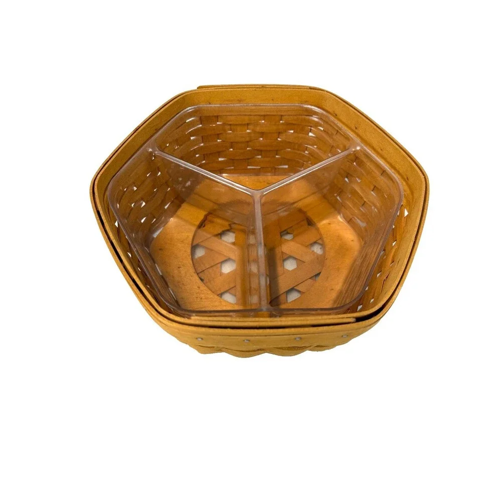 1998 Longaberger Generations Basket w/Divided Protector 10